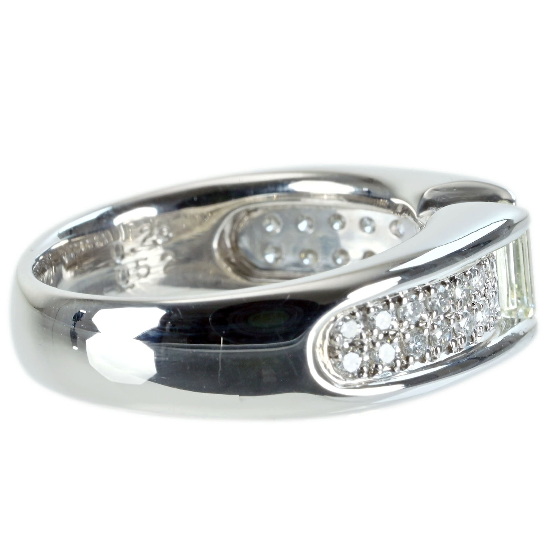 ダイヤモンドリング PT900 D0.25ct D0.52ct - 画像 (4)