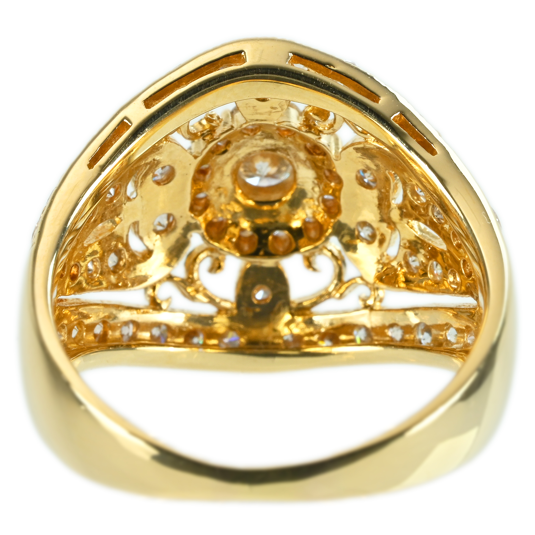 ダイヤモンドリング K18YG D1.00ct - 画像 (5)