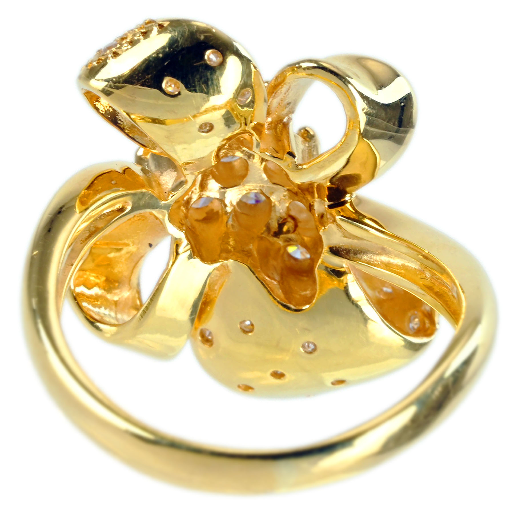 ダイヤモンドリング K18YG D0.51ct - 画像 (5)