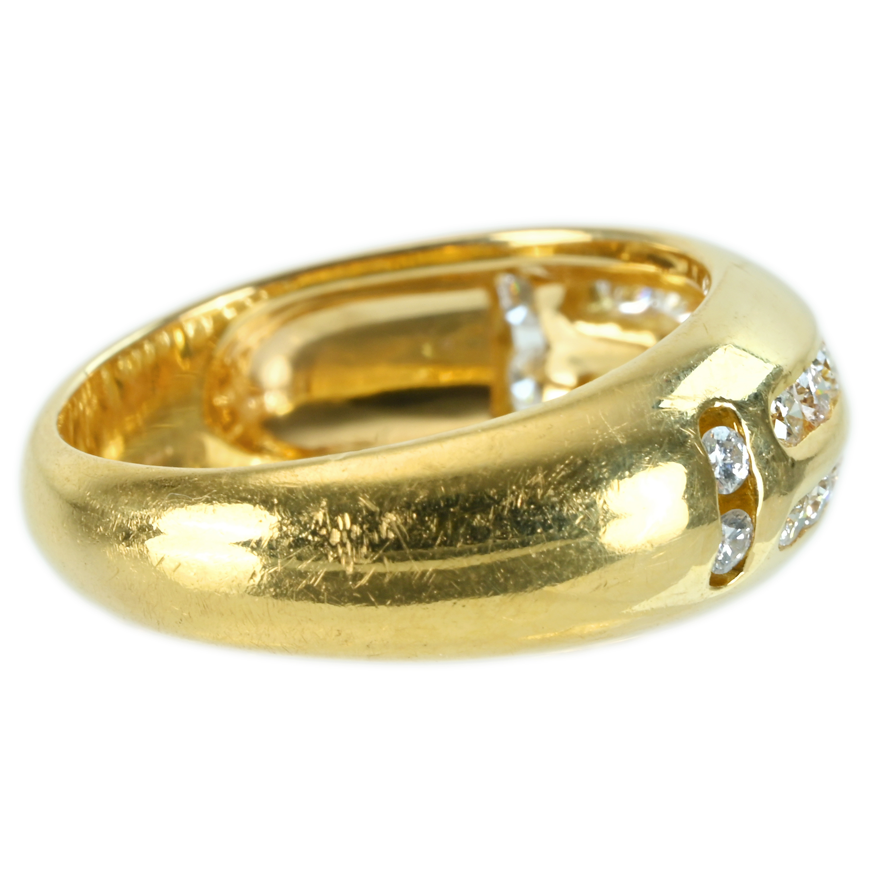 ダイヤモンドリング K18YG D0.415ct - 画像 (4)