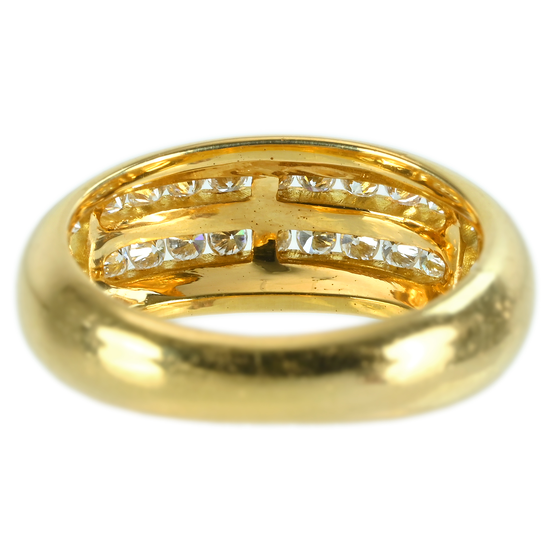 ダイヤモンドリング K18YG D0.415ct - 画像 (5)