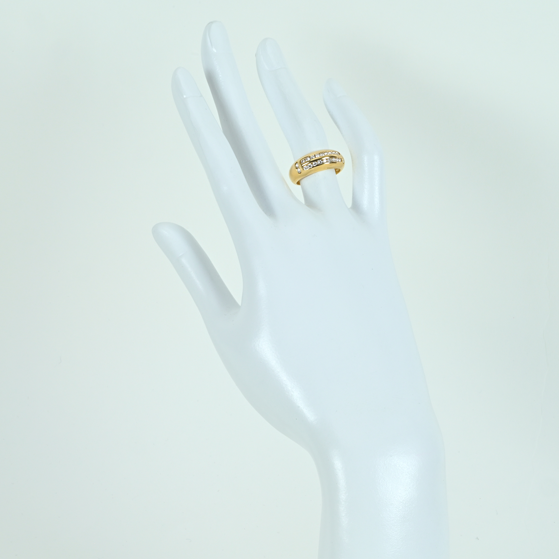 ダイヤモンドリング K18YG D0.415ct - 画像 (6)