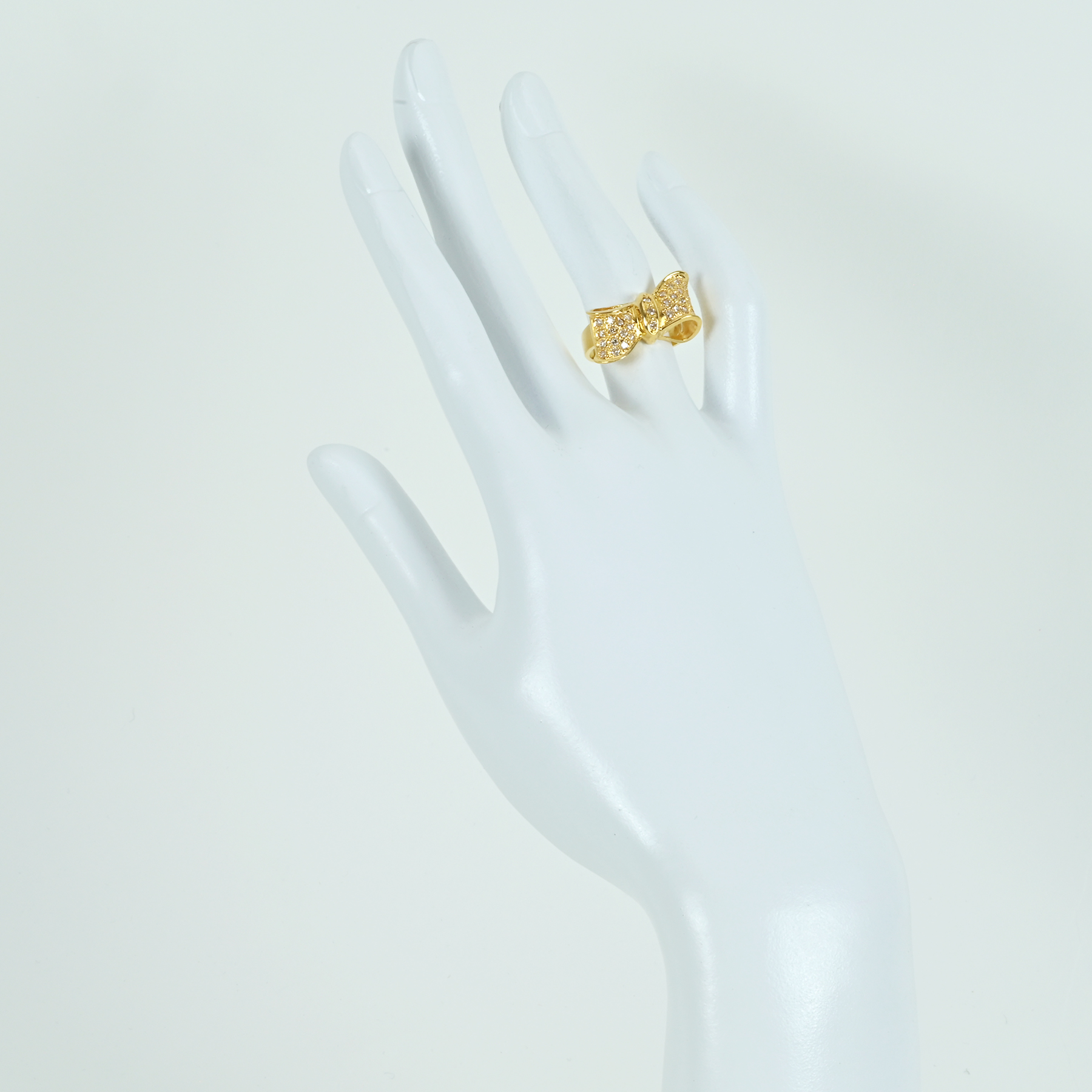 ダイヤモンドリング K18YG D0.35ct - 画像 (6)