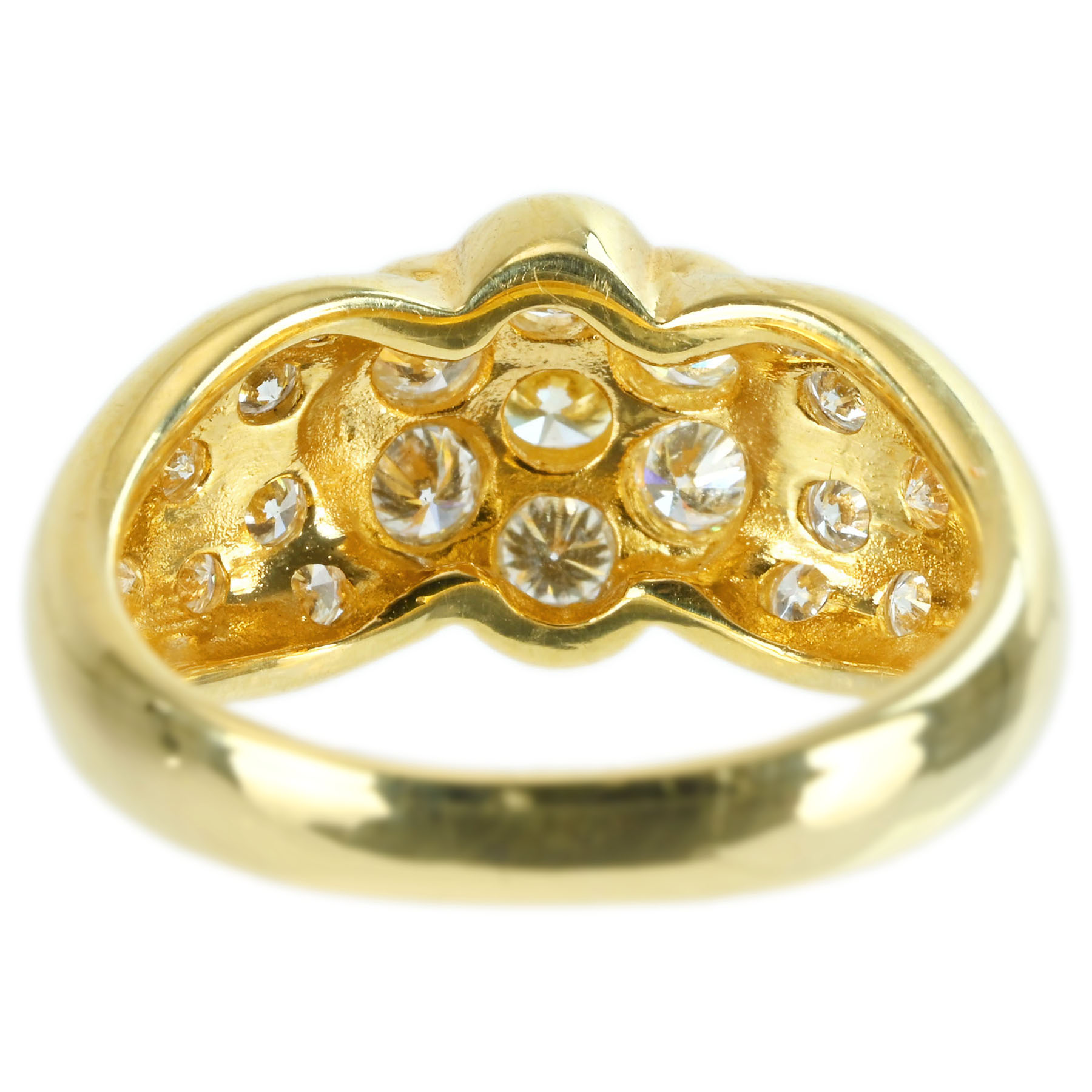 ダイヤモンドリング K18YG D1.11ct - 画像 (5)