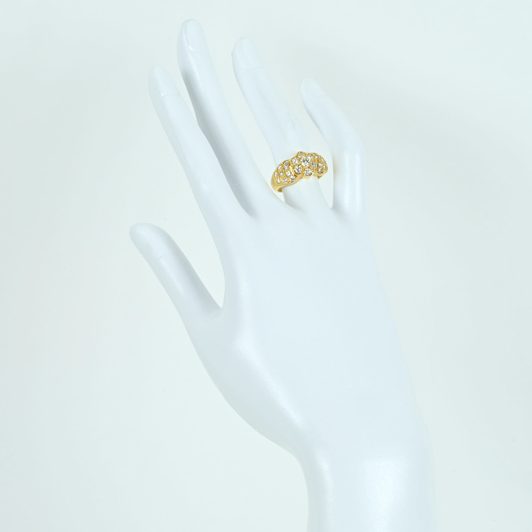 ダイヤモンドリング K18YG D1.11ct - 画像 (6)