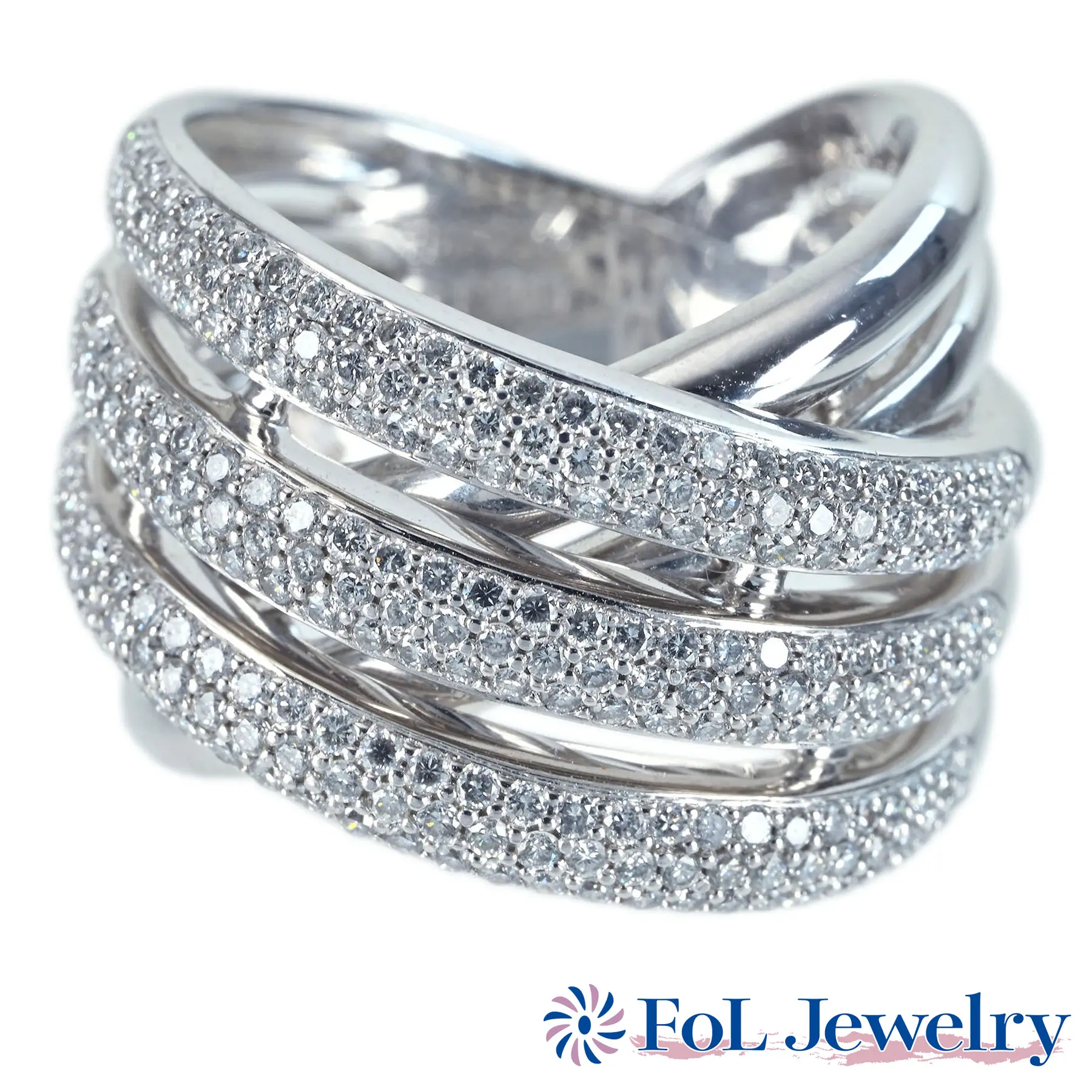 ダイヤモンドリング K18WG D1.30ct | FoL Jewelry